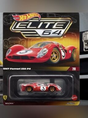 2025 Hot Wheels Elite 64 1967 Ferrari 330 P4  Factory Sealed Brand New Sealed